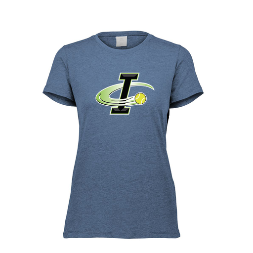 [FTSCUBNV-FAXS-LOGO2] Decker Women's Tri-Blend T-Shirt - Short Sleeve (Female Adult XS, Navy, Logo 2)