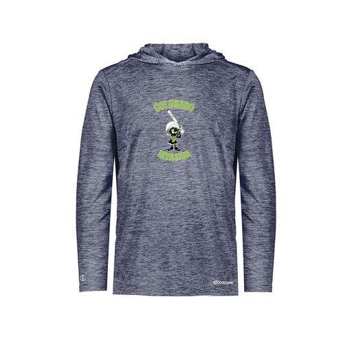 [FOLHCGNV-AS-LOGO3] Decker Men's Charge Hoodie (Adult S, Navy, Logo 3)