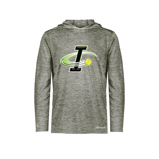 [FOLHCGGY-AS-LOGO2] Decker Men's Charge Hoodie (Adult S, Gray, Logo 2)