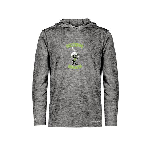 [FOLHCGBK-YS-LOGO3] Decker Youth Charge Hoodie (Youth S, Black, Logo 3)